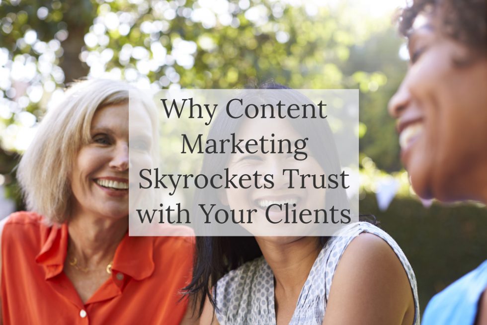 Blog post - Content marketing can increase trust